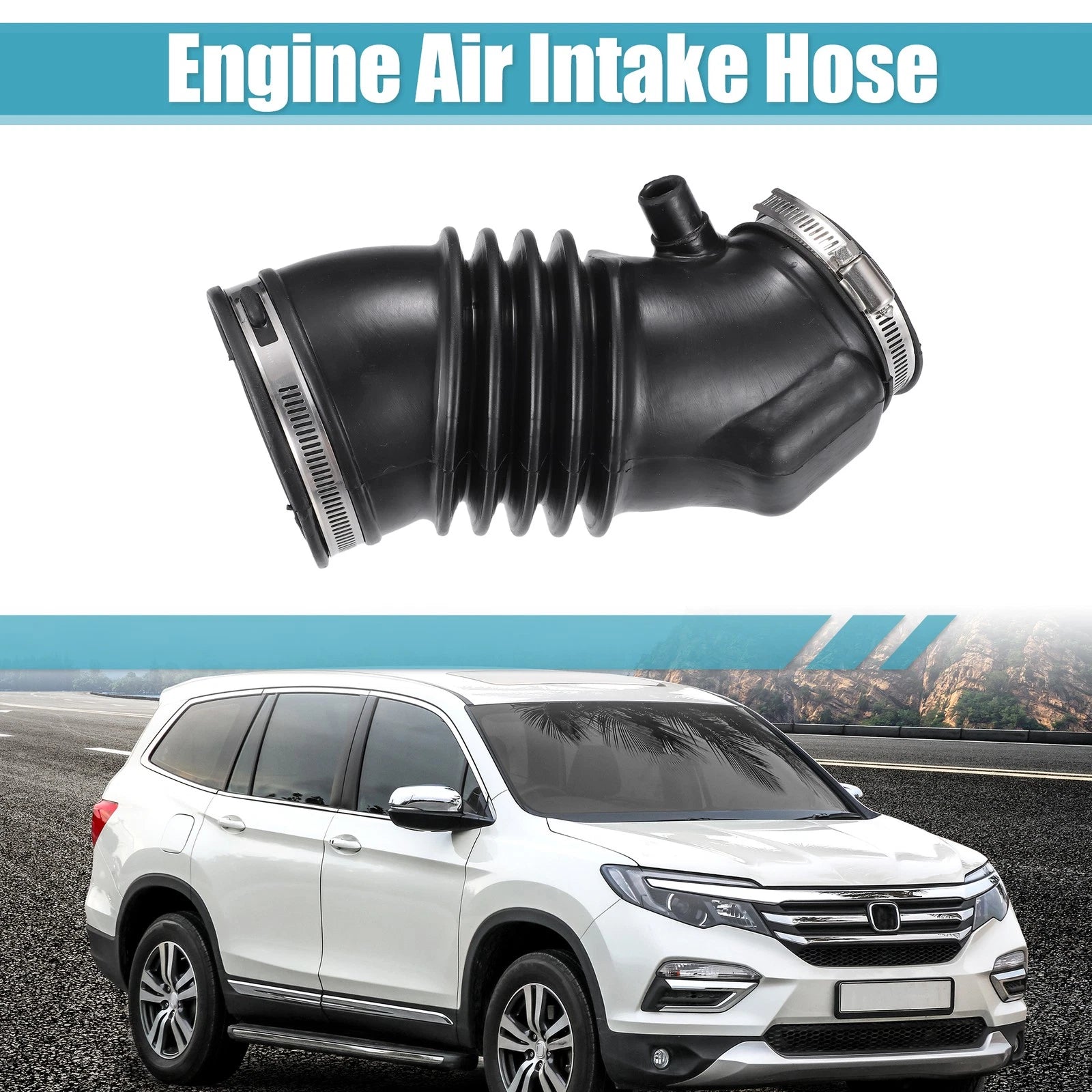Air Cleaner Intake Hose Tube Replacement for Honda Pilot (2009–2015) Rubber