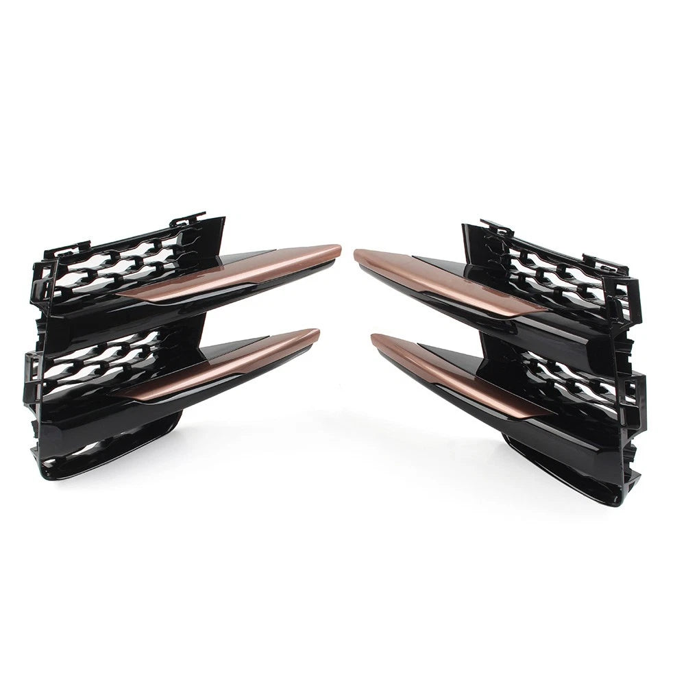 2X Front Bumper Fog Light Grille for Land Rover Range Rover Velar (2017–2022)