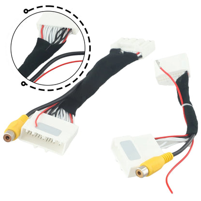 Front Camera 24Pin Rear Camera Adapter Cable for Toyota Land Cruiser Prado