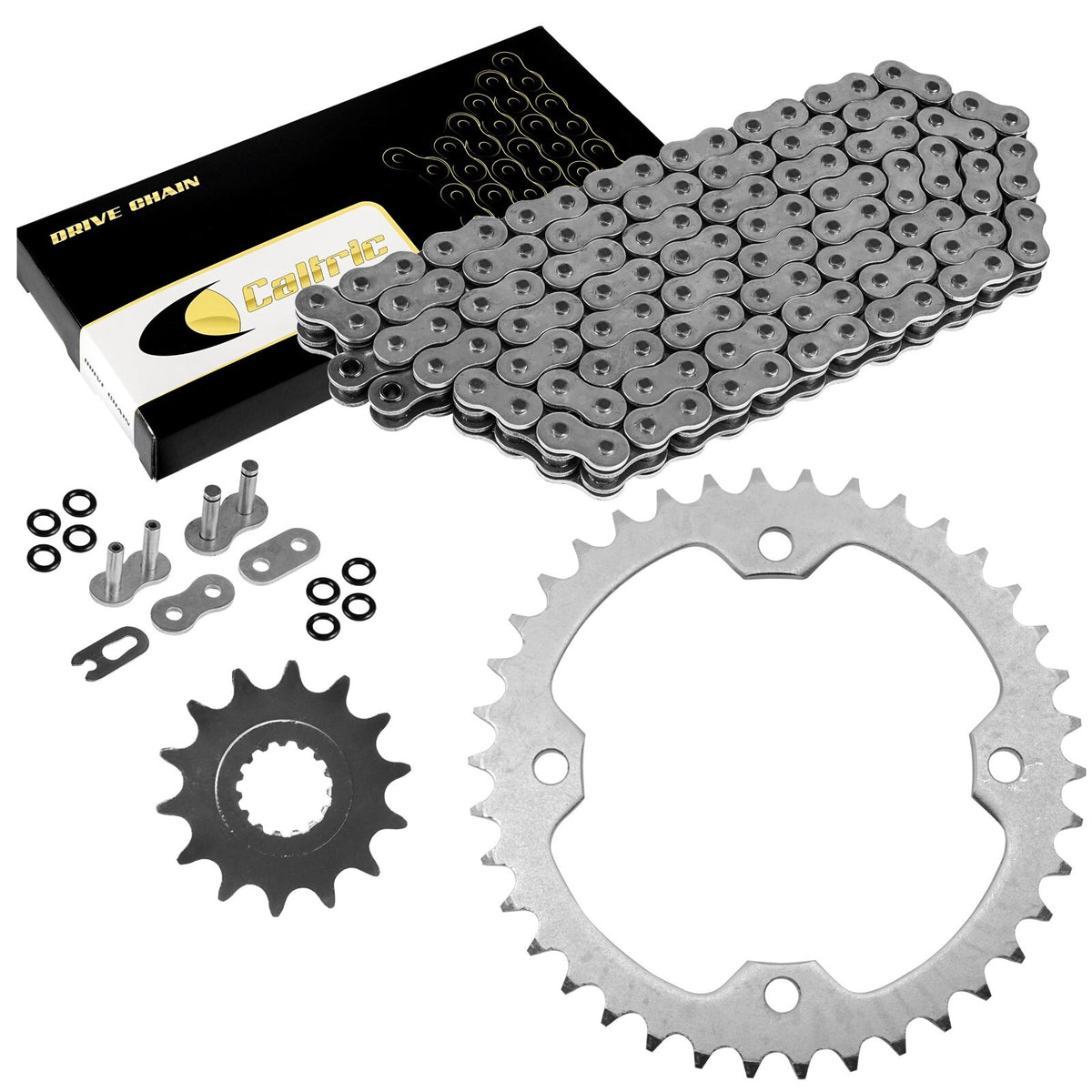 O-Ring Drive Chain and Sprockets Kit for Yamaha YFZ450R YFZ450X (2009–2016)