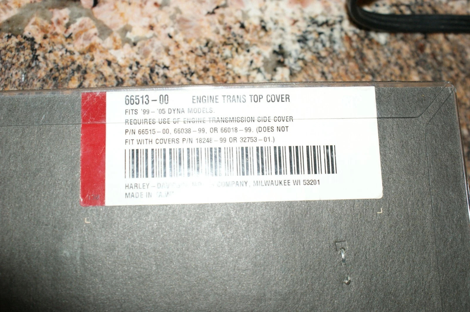 Engine Trans Top Cover for Harley-Davidson Dyna (1999–Later) 66513-00