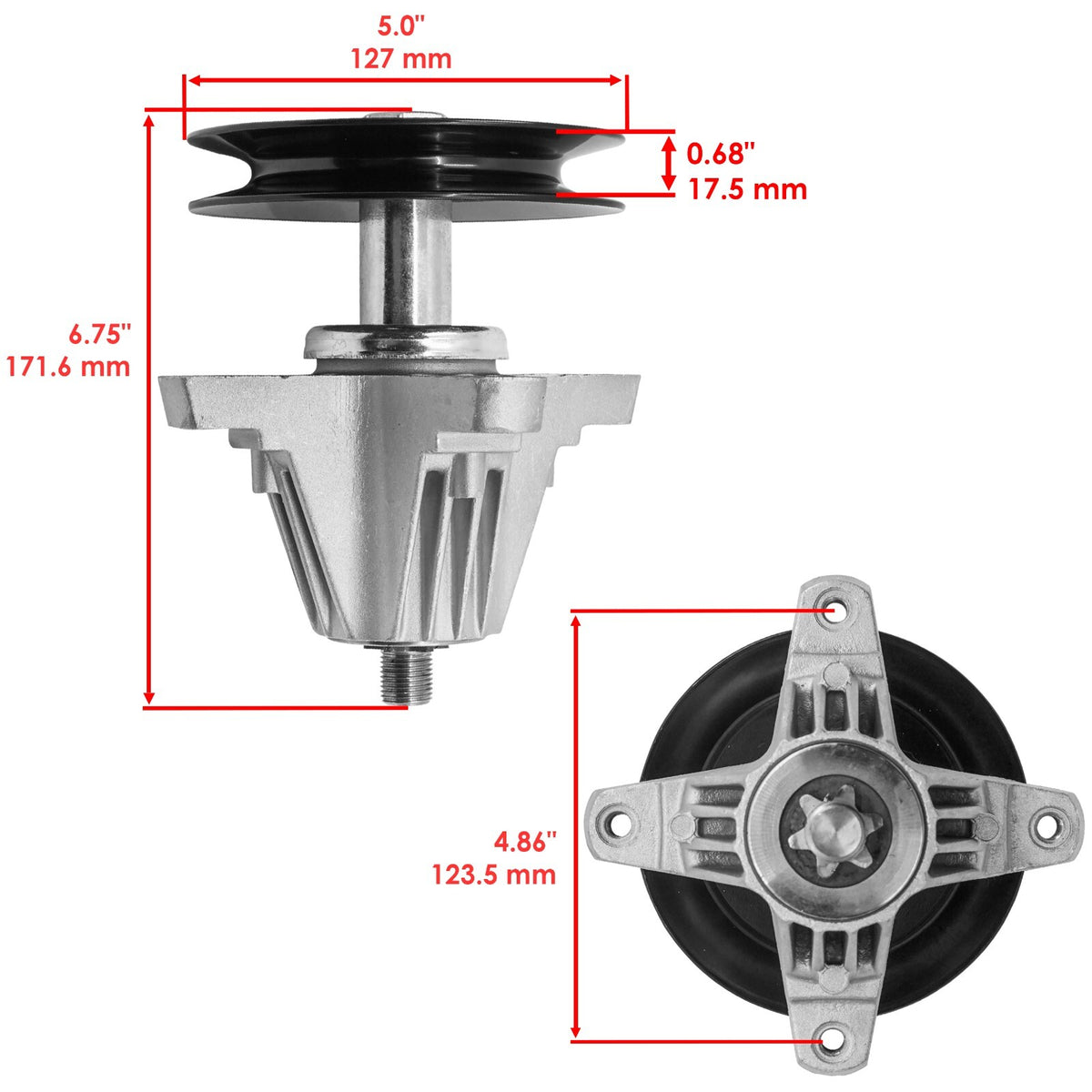 Spindle Assembly Replacement for Troy-Bilt Super Bronco Mustang XP Z50 (50") (2019–2022)