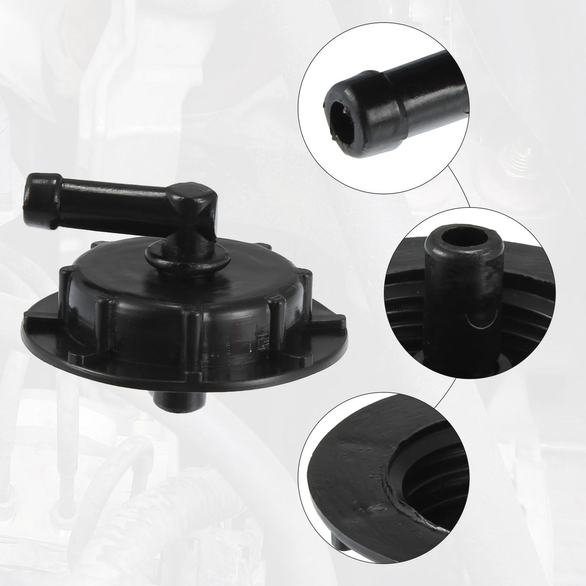 3pcs Windshield Washer Fluid Reservoir Bottle Cap for Acura CL (1997–1999)