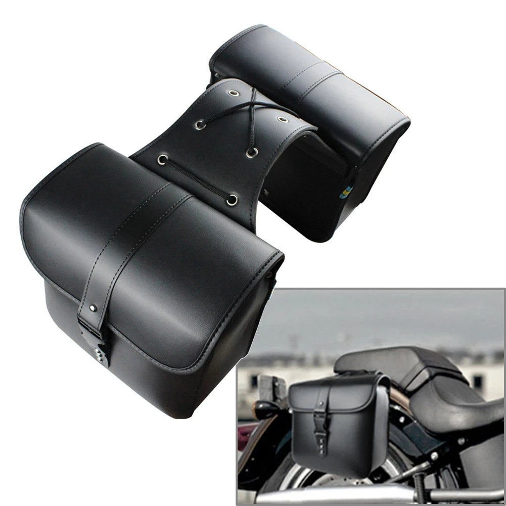 Saddlebag Tool Bag Pair for Harley Sportster, Honda