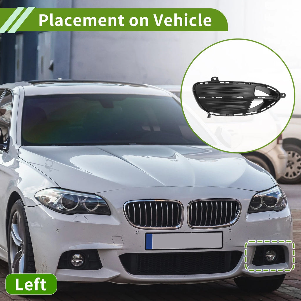 Front Left Fog Light Grill Replacement for Mercedes Benz E-Class (W212) (2009–2016)