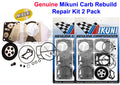 2 Pack Carburetor Rebuild Kit for Yamaha XL700 XL760 GP760 (1998–2001)