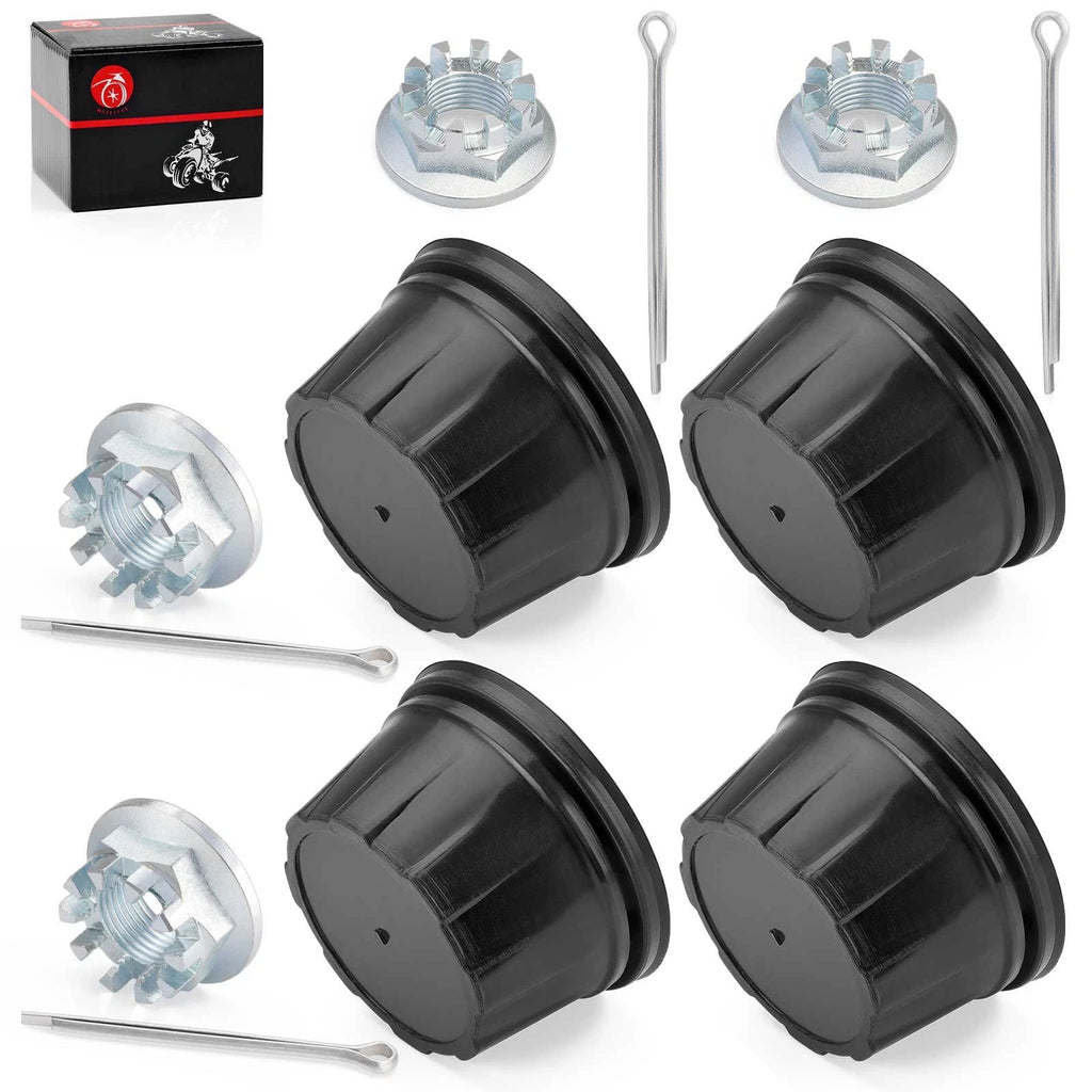 Set of 4 Wheel Center Caps w/ Nut for Honda FourTrax 200 300 (1990–2000)