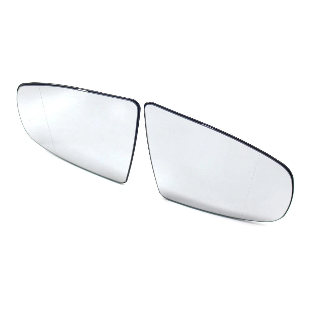 Pair Heated Door Wing Mirror Rear View Glass for BMW X5 E70 (2007–2013) X6 E71 (2008–2014)