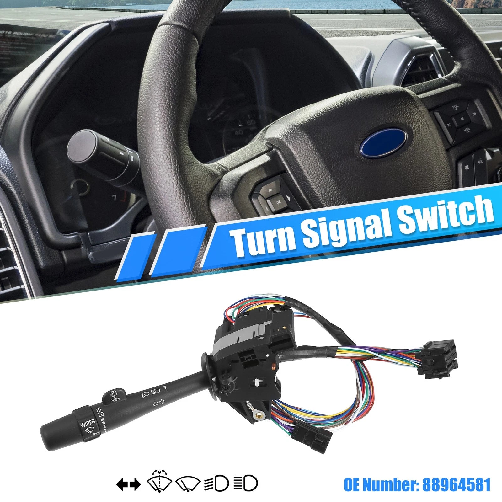 Multifunction Turn Signal Wiper Switch for Chevrolet Impala Monte (2000–2005)