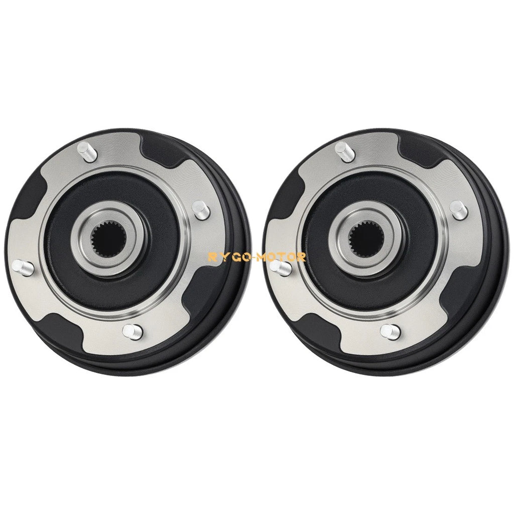 2x Rear Wheel Brake Drums for Kawasaki Mule 500 (1991–1995) KAF300 KAF300A KAF300B