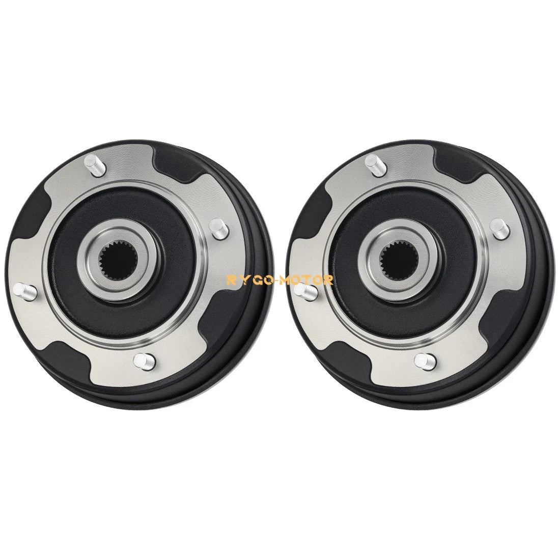 2x Rear Wheel Brake Drums for Kawasaki Mule 500 (1991–1995) KAF300 KAF300A KAF300B