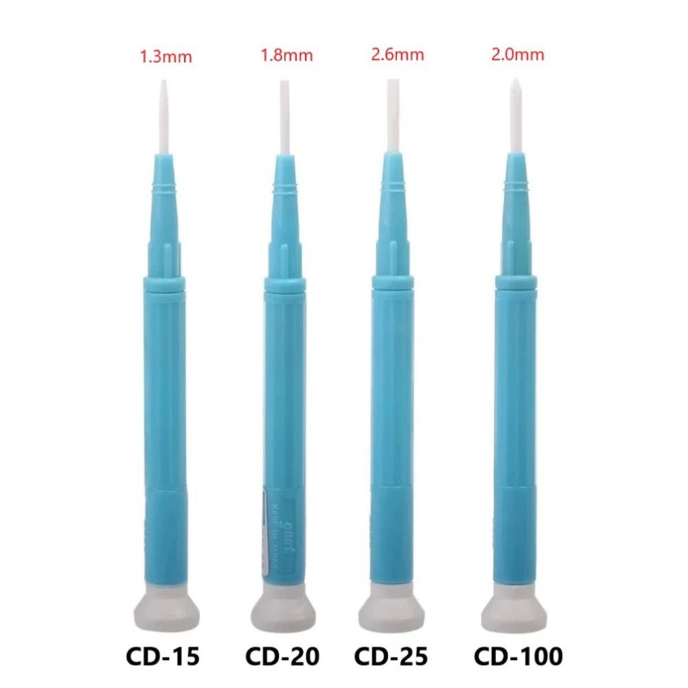 Ceramic Screwdriver Set of 4 Antistatic Non-Magnetic Slotted CD-15/20/25/100