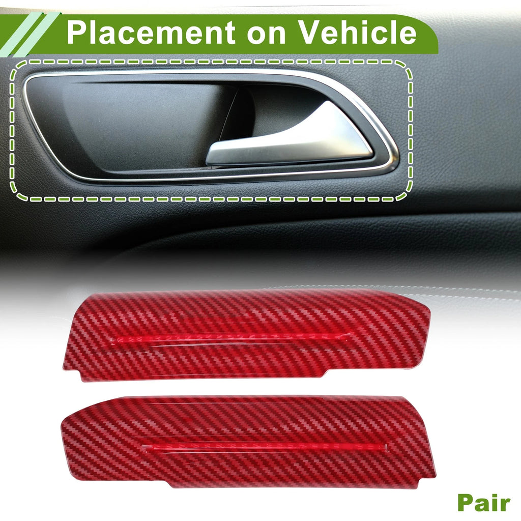 Interior Door Handle Bowl Cover Trim Replacement for Ford Mustang (2015–2024)