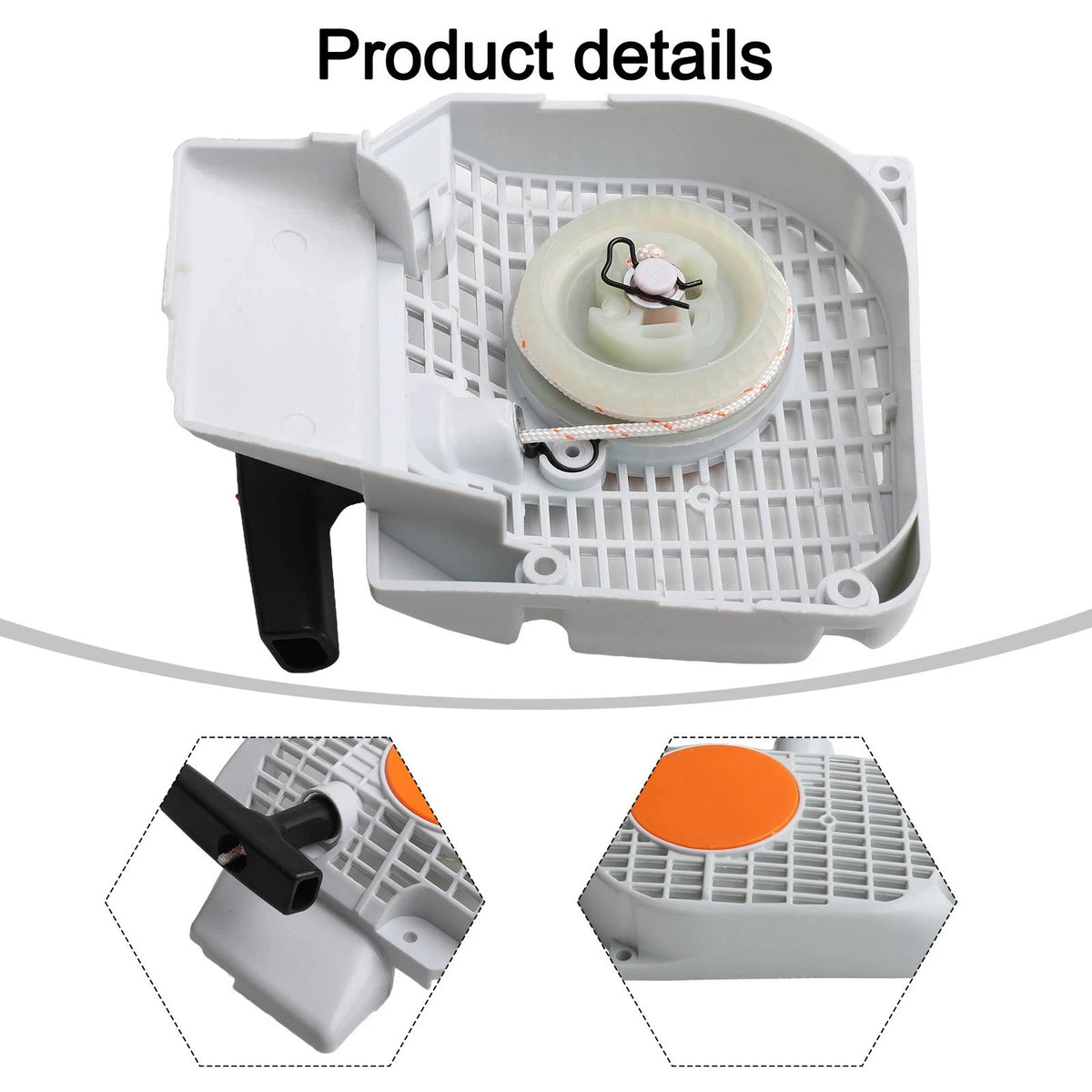 Chainsaw Recoil Starter Pull Assembly Replacement Part