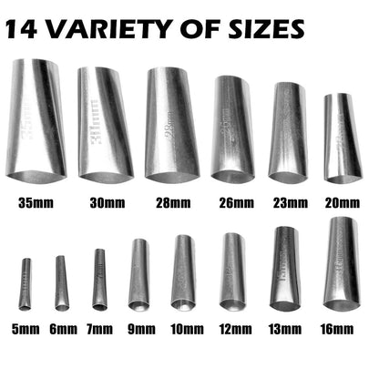 14X Stainless Steel Caulking Nozzle Applicator Sealant Tool