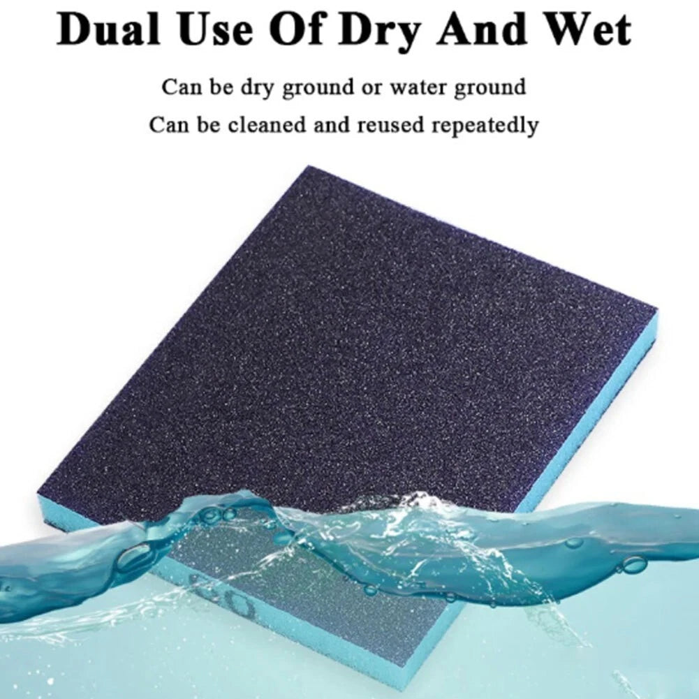 5pcs Flexible Sanding Sponge Pads for Wet Dry Sandpaper