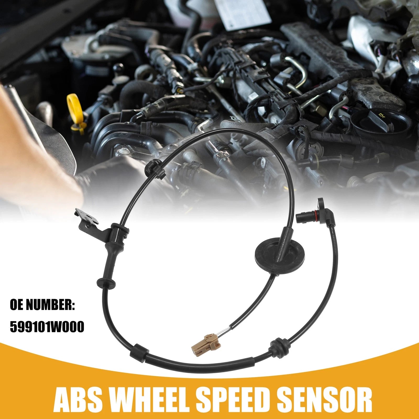 ABS Wheel Speed Sensor No. 599101W000 for Kia Rio (2012–2017)