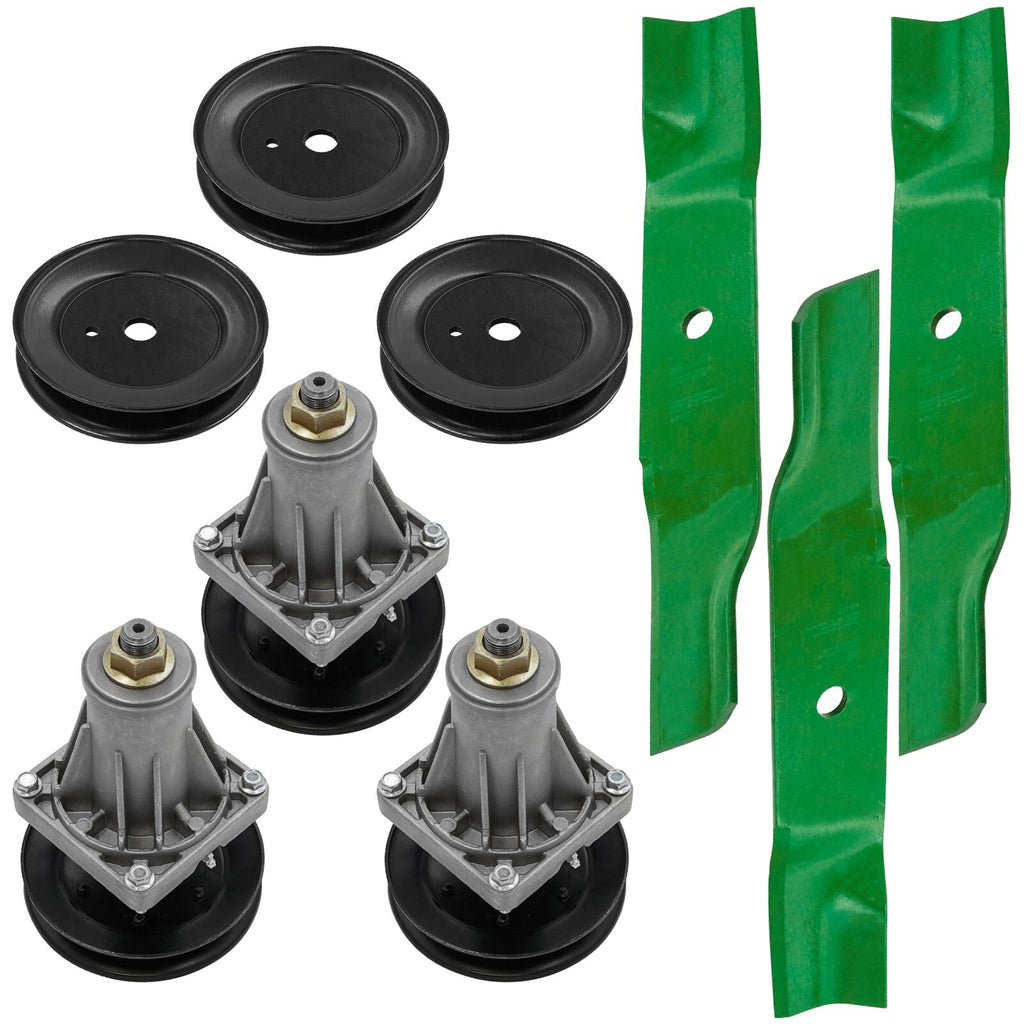 Deck Spindle and Pulley Replacement for Troy-Bilt Mustang XP (2020–2024)
