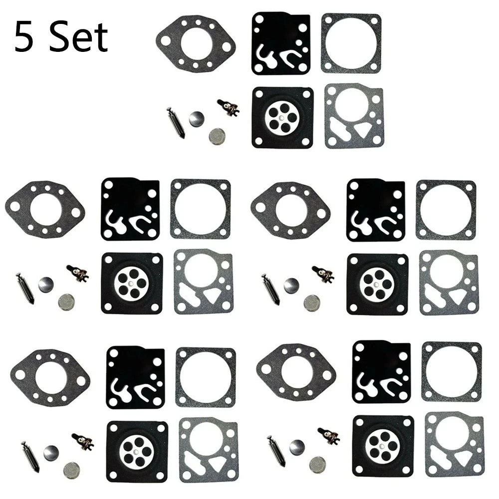 Set of 5 Carburetor Rebuild Kits for Stihl 020 024 028 (RK-13HU RK-14HU)