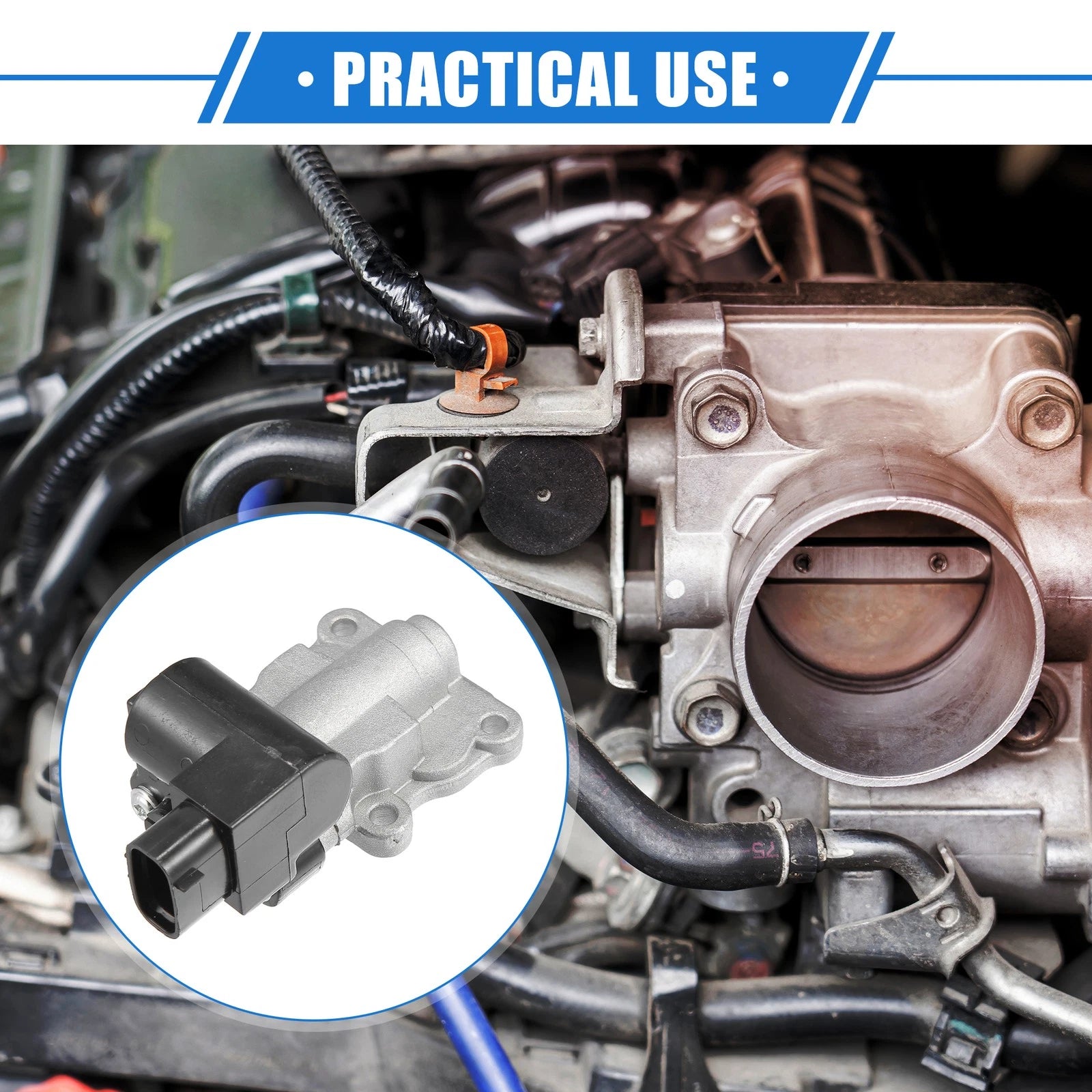 Idle Air Control Valve Replacement with Gasket for Toyota Corolla (2000–2001)