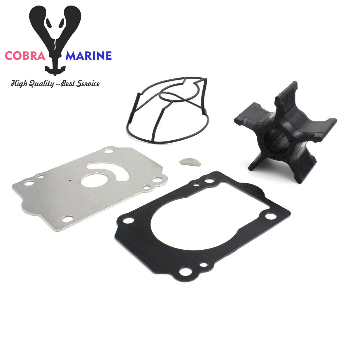 Water Pump Impeller Service Kit for Suzuki DF200/DF250/DF255 (2000–2023) 17400-93J02