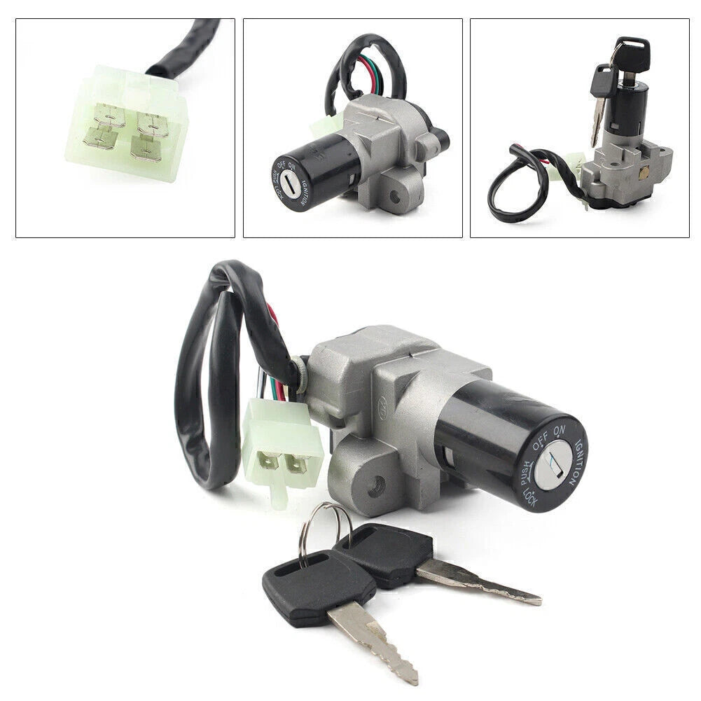 Ignition Switch Lock Key Set for Suzuki GSX750 VX800 (1989–1997, 1990–1996)