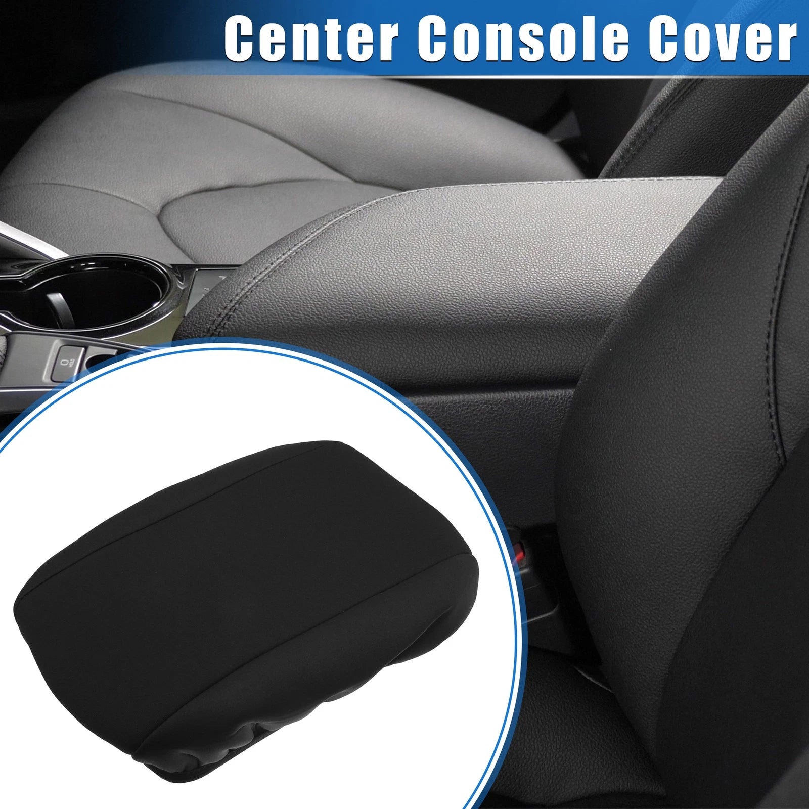 Armrest Protector Cover Pad for Chevy Cruze (2017–2019) Neoprene Black