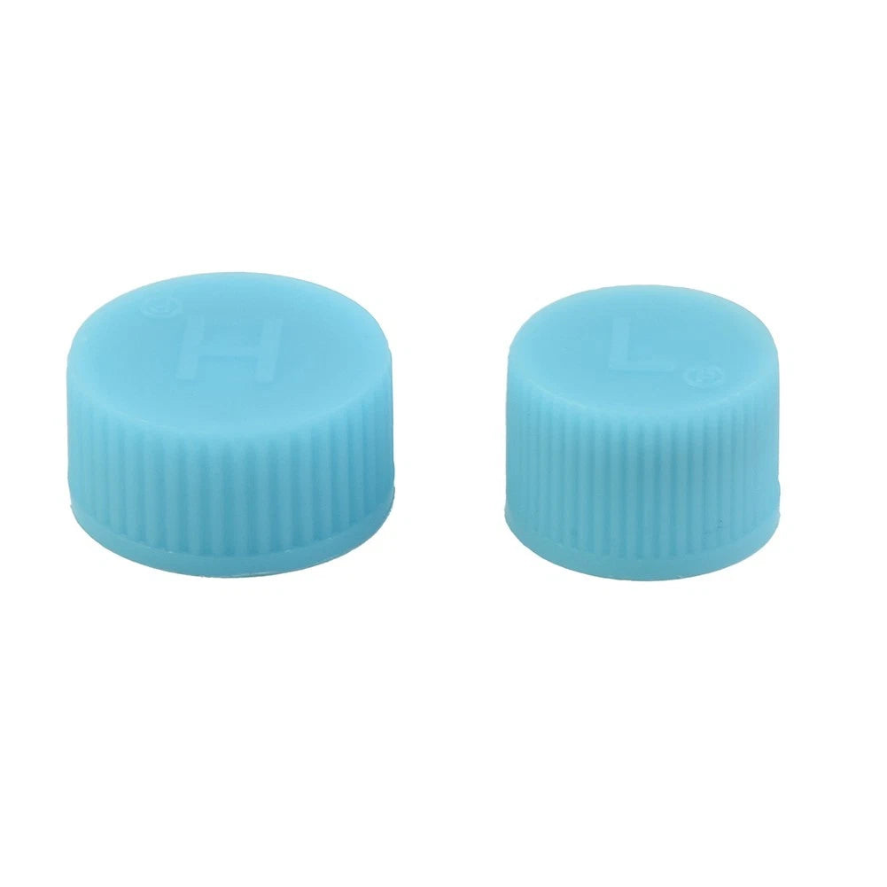Set of 2 AC A/C System Valve Caps for Air Conditioning Service Tool