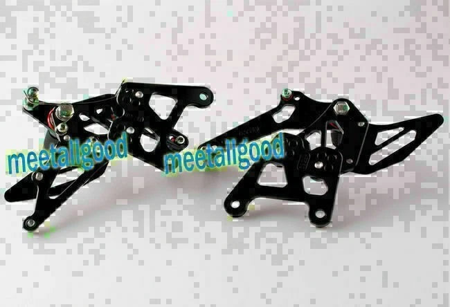 Rearset Foot Pegs for Honda CBR 250R (2010–2014) Black