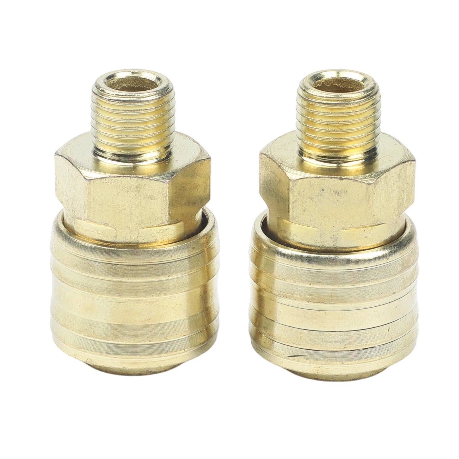 Quick Coupling Brass Coupler One-sided Shut-off Valve for Workshop Use