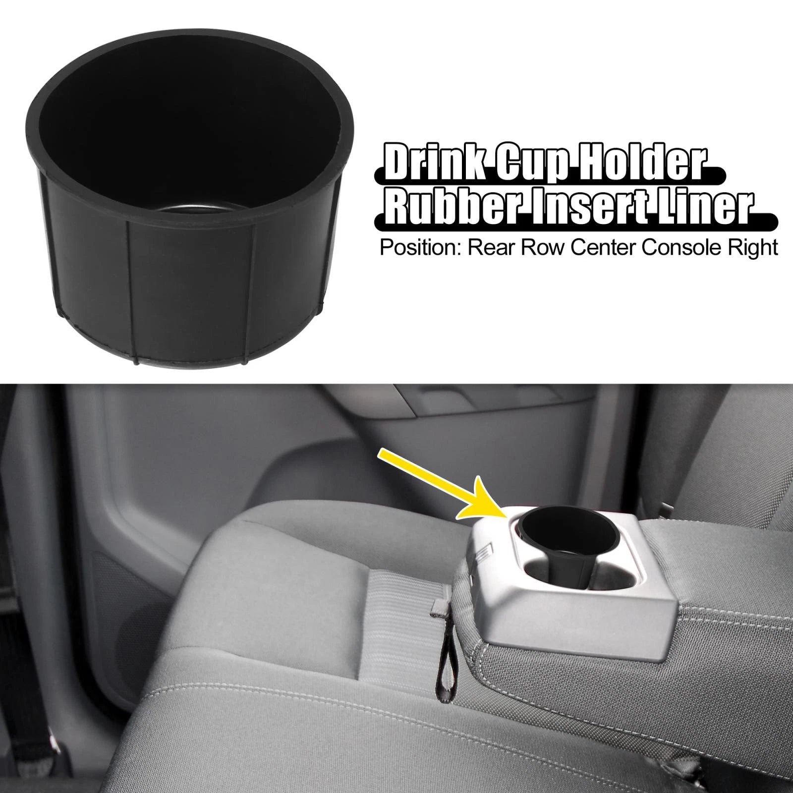 Rear Center Console Cup Holder Right Side for Ford F-150 (2009–2014)