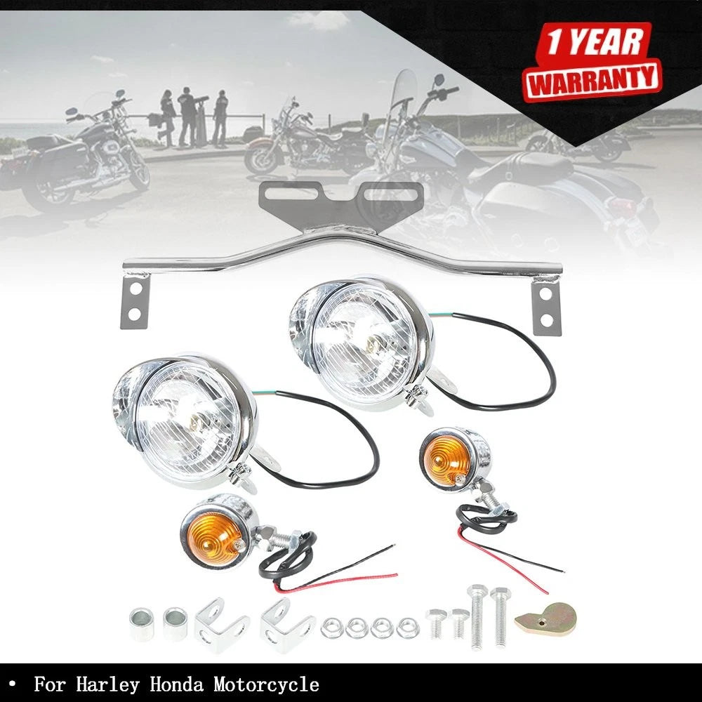 Fog Light Bar with Bracket for Honda Motorcycle