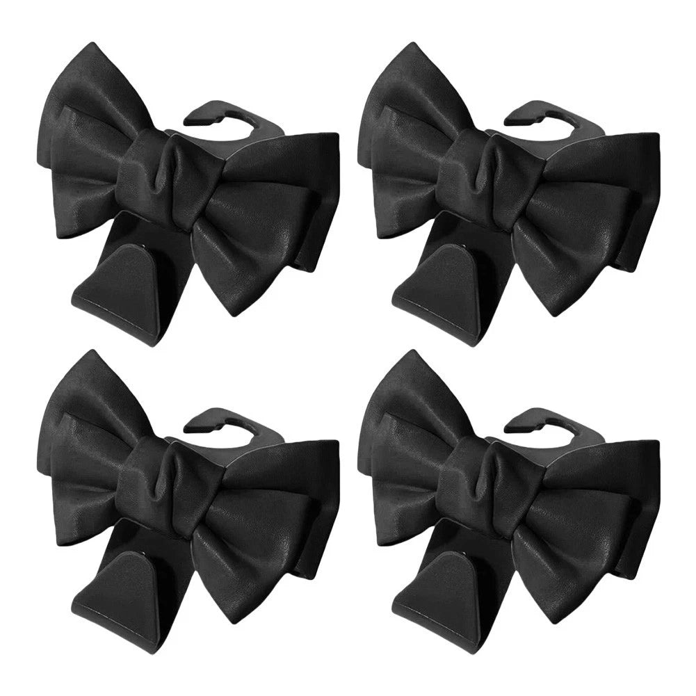 Set of 4 Headrest Hooks for Car Seats - Handbag & Umbrella Storage