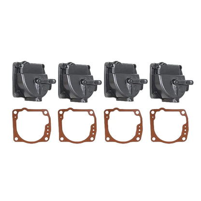 4X Carburetor Float Bowl Chamber for Johnson Evinrude (343870, 0433000, 766418)