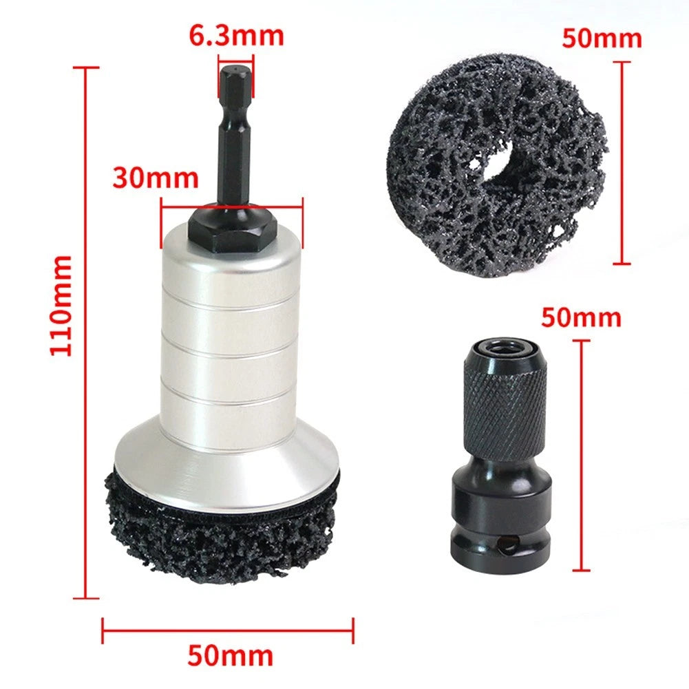 Aluminum Car Wheel Hub Rust Removal Tool for Electric Drills