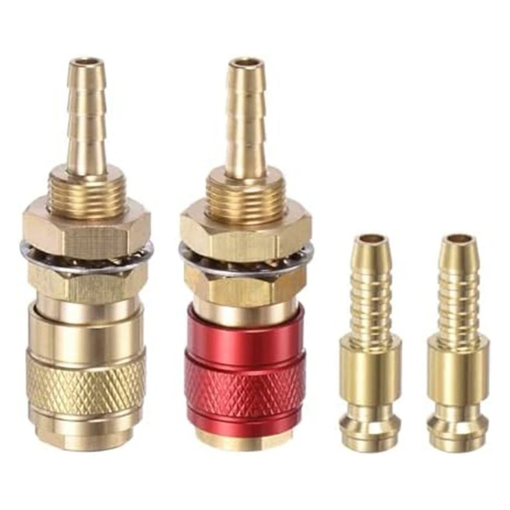 8mm Brass Hose Quick Connector for Gas Water (No specific )