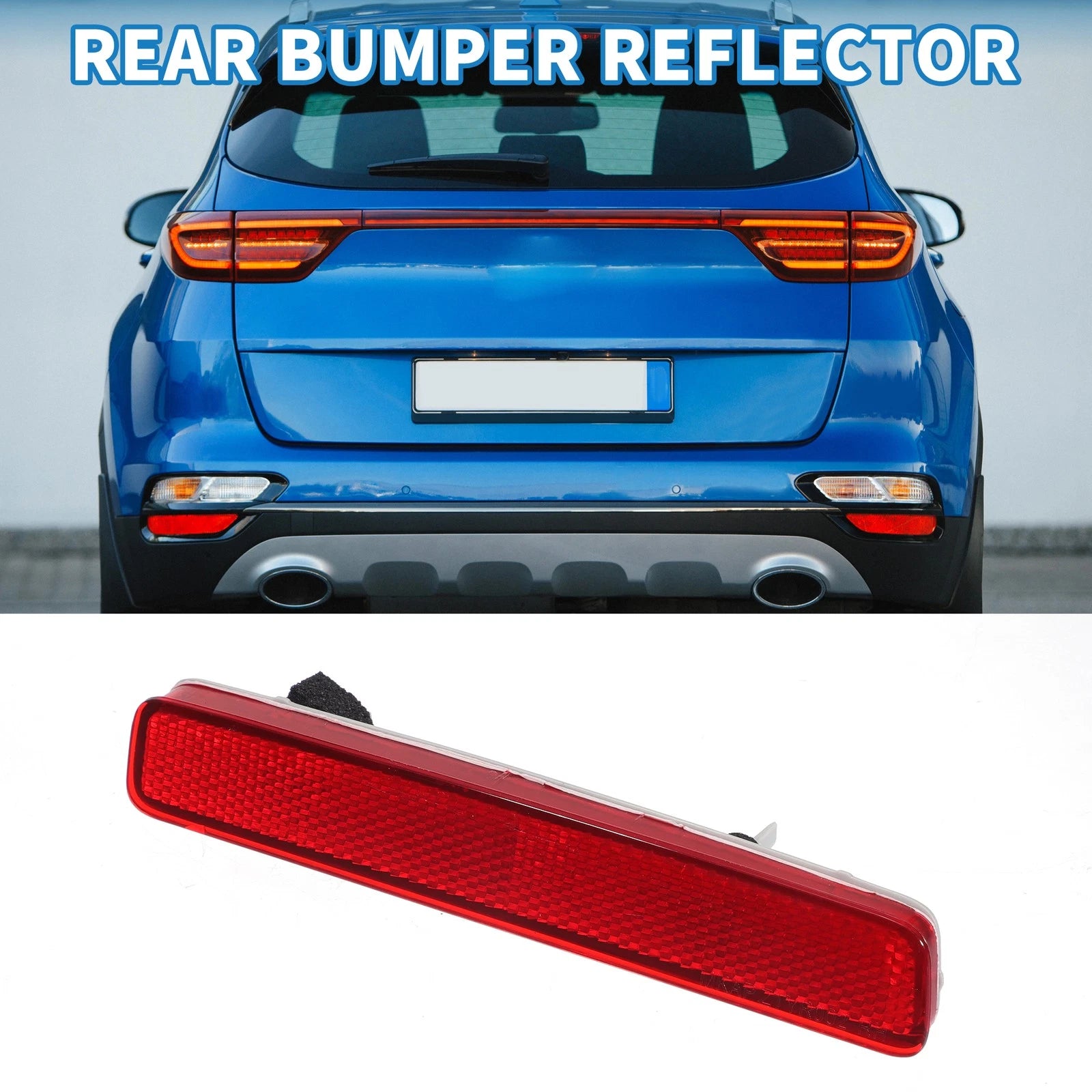 Rear Right Bumper Reflector Replacement for Toyota Prius (2012–2019)