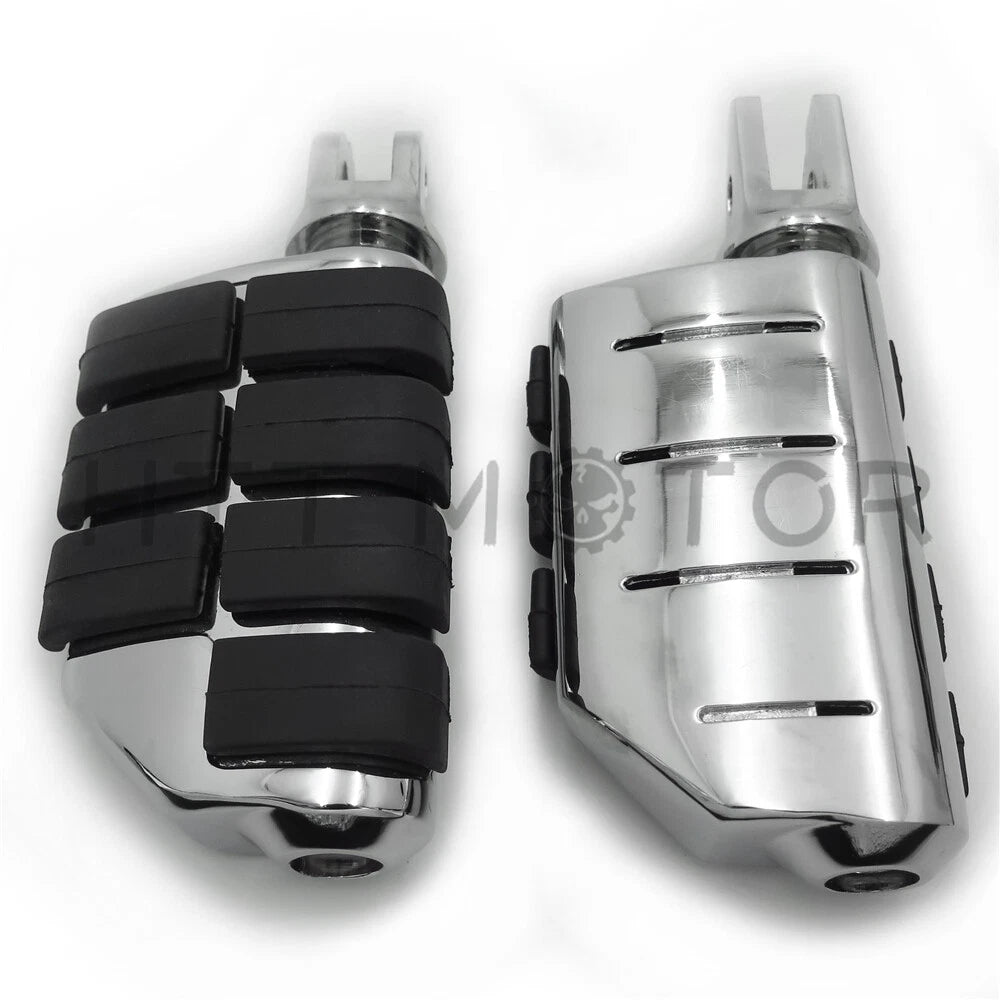 Chrome Dually Footpegs for Harley Breakout FXBR / FXBRS (2018–2019)