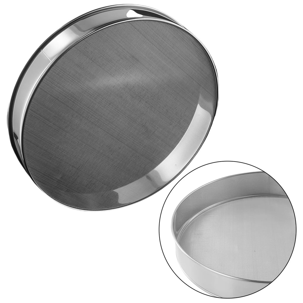 2X Stainless Steel Mesh Sieve Colander Strainer Tool for Kitchen (UK)