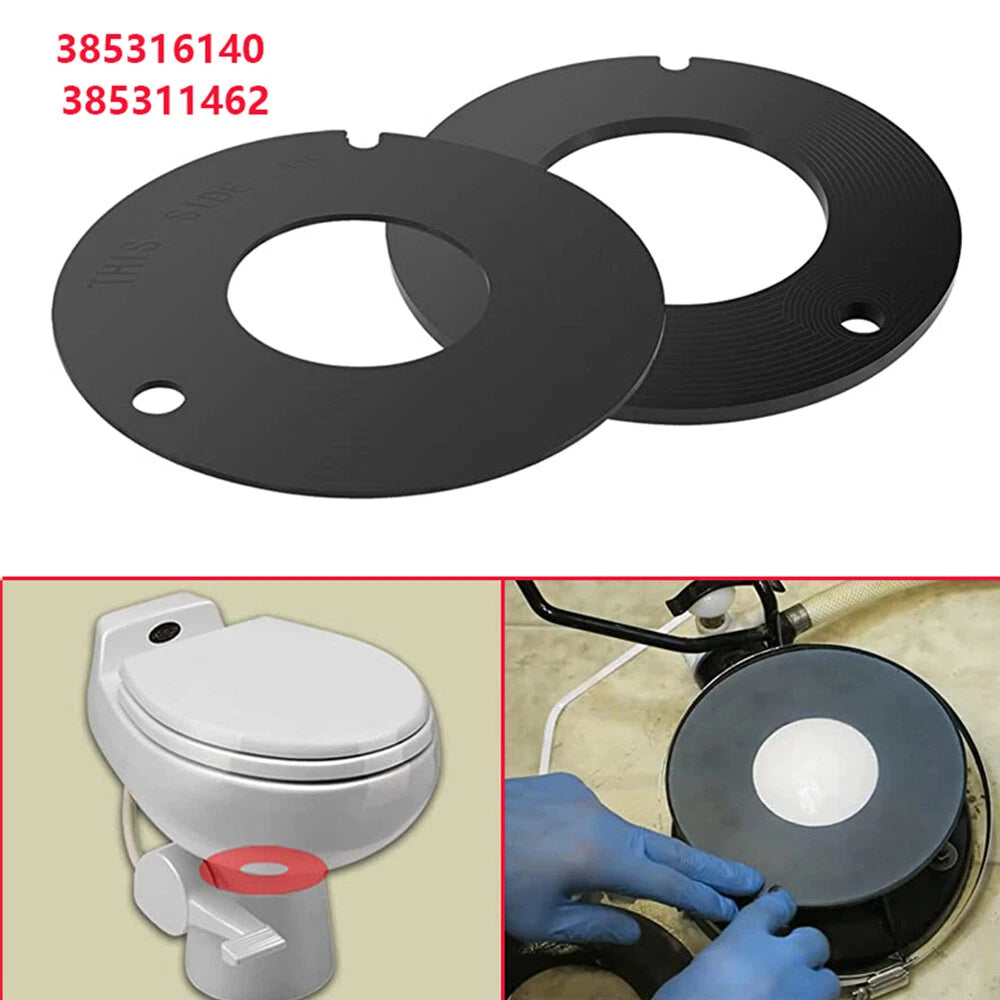RV Toilet Rubber Flush Seal Kit Replacement For 385311462 / 385316140 Seals Set