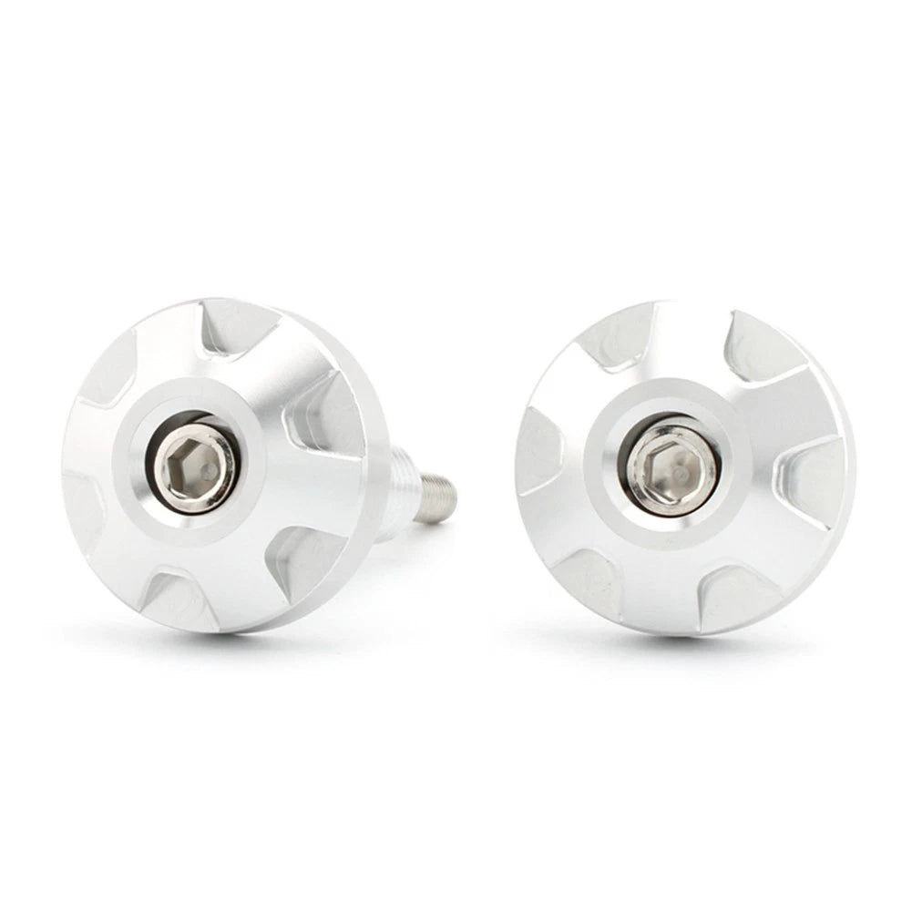 2X Handlebar End Caps for BMW R18 & R18 Classic (2020–2023) Silver