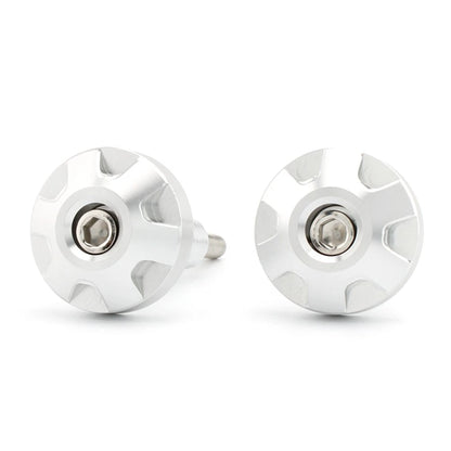 2X Handlebar End Caps for BMW R18 & R18 Classic (2020–2023) Silver
