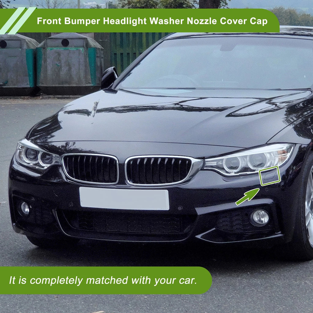 Windshield Washer Nozzle Cover Front Left for BMW 428i (2014–2016) Gray