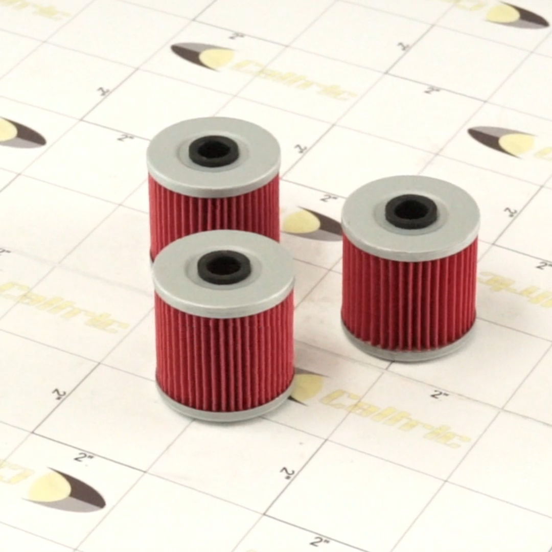 Oil Filter 3 Pack Replacement for Kawasaki BJ250 Estrella (1992–2008)
