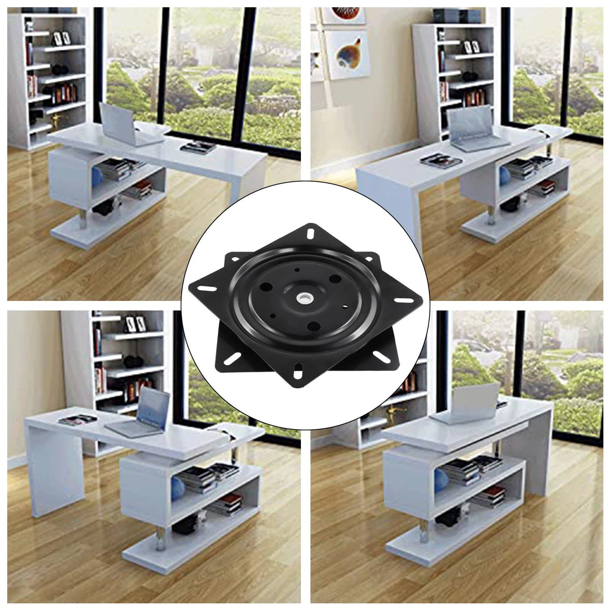360 Degree Steel Ball Bearing Swivel Plate for Chairs and Stools