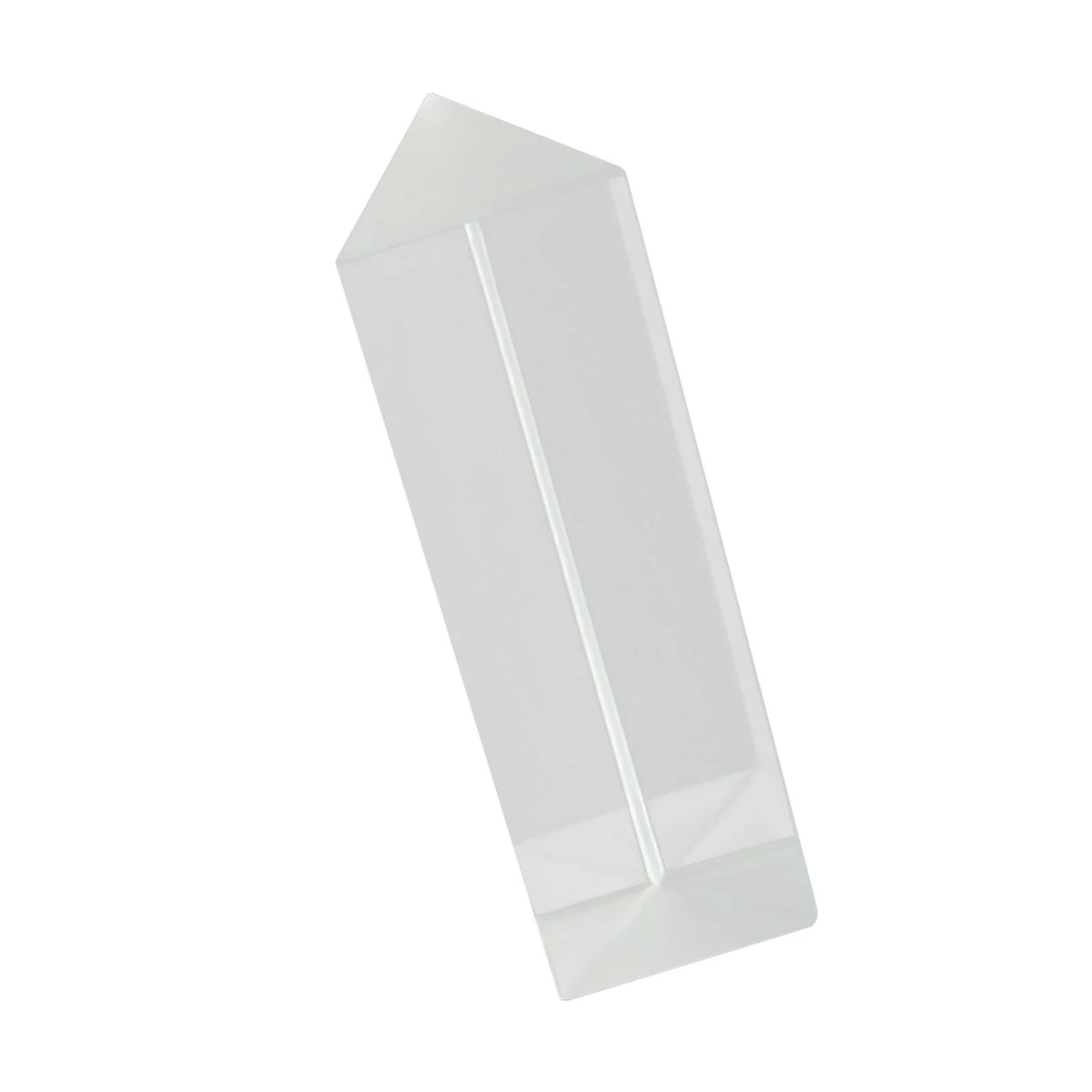 Optical Glass Triple Triangular Prism for Physics Teaching