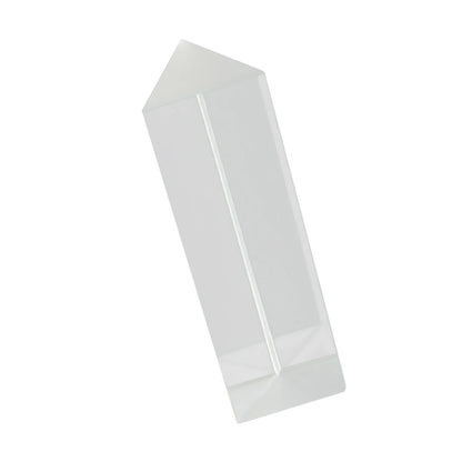 Optical Glass Triple Triangular Prism for Physics Teaching