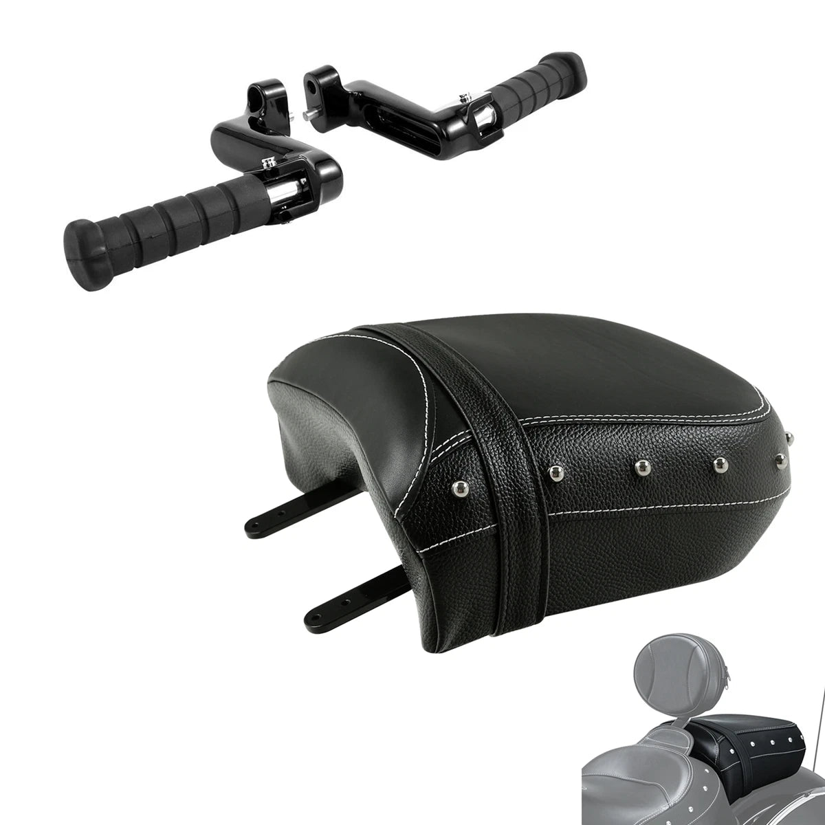 Rear Passenger Seat & Footpeg Pegs for Indian Chieftain (2014–2023)