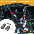 2 Pin Solenoid Valve Connector Plug for Toyota (1 Set) (Gray)