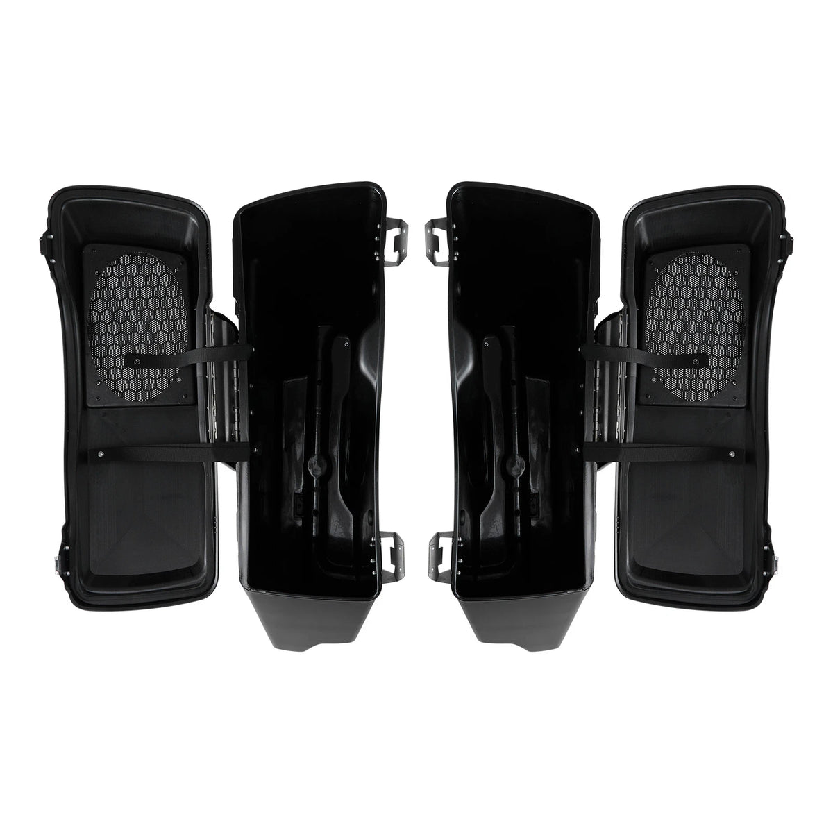 5" Stretched Saddlebags Speaker Lids Bracket for Harley Softail (1984–2017)